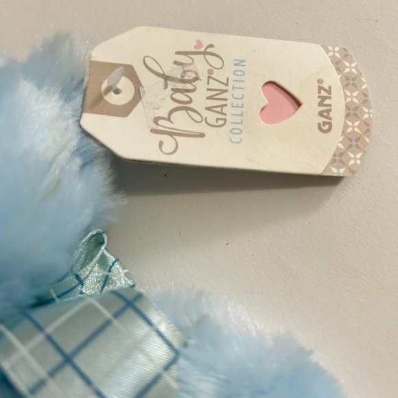 Baby GANZ Small Blue Plush My First Teddy Bear 9" bg2766 Stuffed Toy NWT - Picture 6 of 6